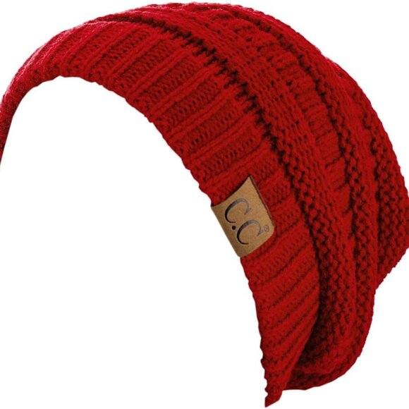 Trendy Warm Chunky Soft Stretch Cable Knit Beanie - Picture 3 of 4
